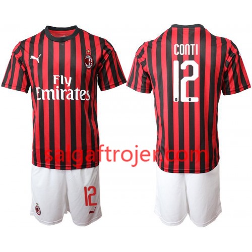 AC Milan Fodboldtrøjer CONTI 12 Børn Hjemmebanesæt 2019/20 Kort ærmer AC Milan Fodboldtrøjer CONTI 12 Børn Hjemmebanesæt 2019/20 Kort ærmer